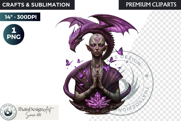 Fantasy Dragon witch clipart, enchantress, dragon egg queen