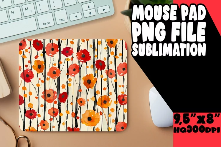 Colorful Petal Stripe Desk Accessory - Eye-catching Pattern