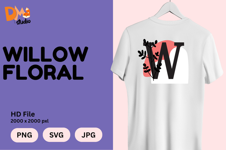 Willow Floral Monogram