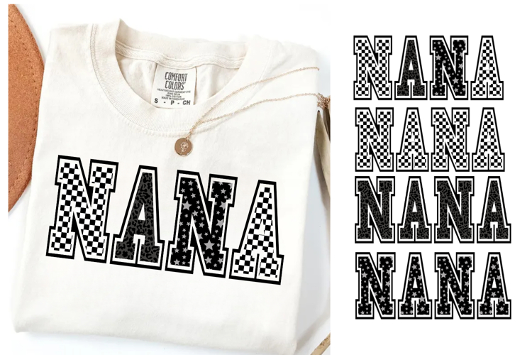 4 Nana Png | Leopard Print | Checkered | Star Print