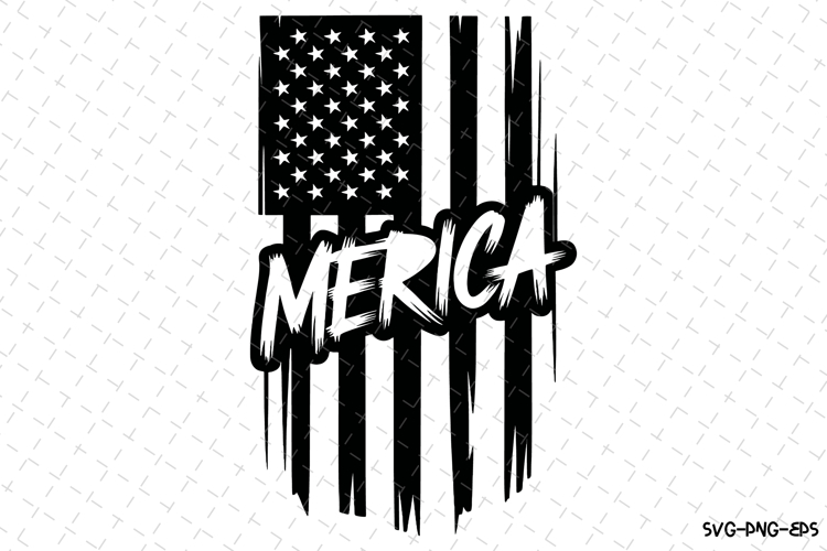Merica Flag SVGs Image 3