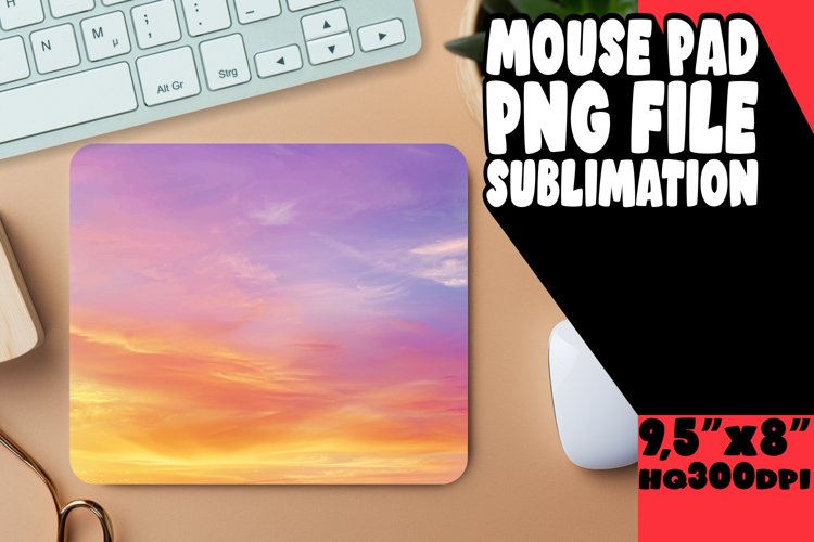 Stunning Gradient Mouse Pad for Sublimation Projects