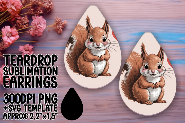 Stylish Teardrop Design for Earrings , Valenines Animals