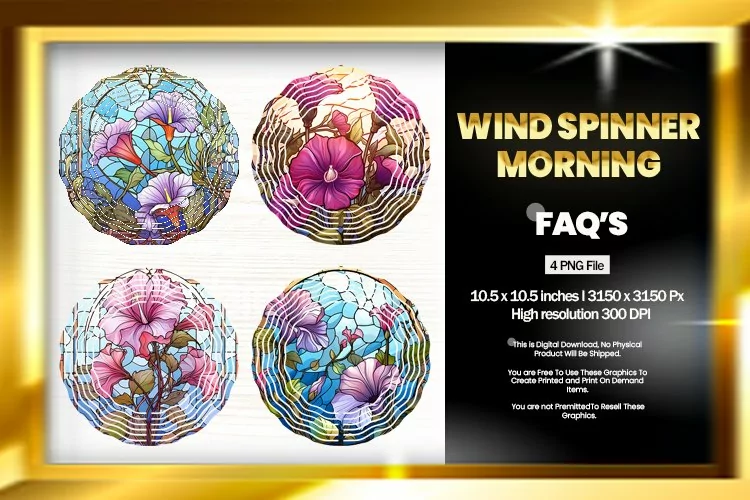 Morning Wind Spinner Sublimation - 04 Variations