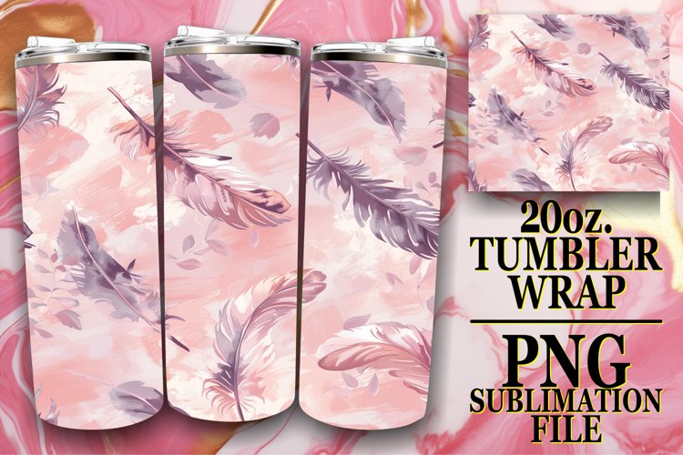 Blossom Burst Tumbler, Abstract Florals