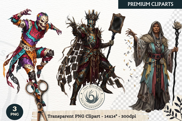 The Marigold Veil Day of the Dead Fantasy RPG Clipart