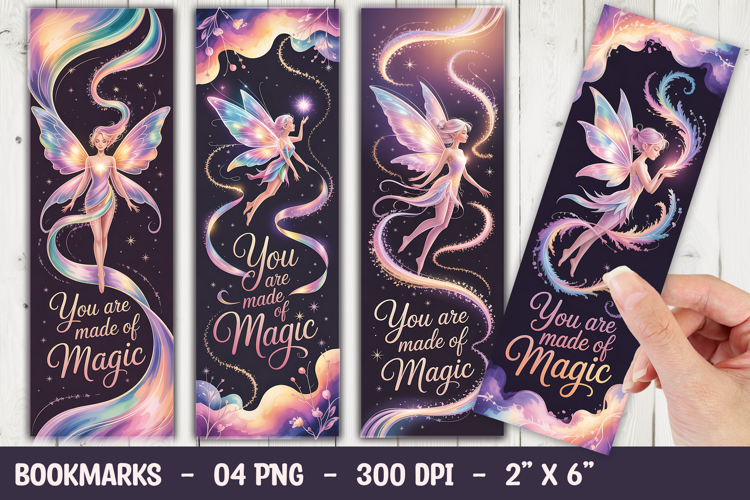 Moon Fairy Bookmark Sublimation