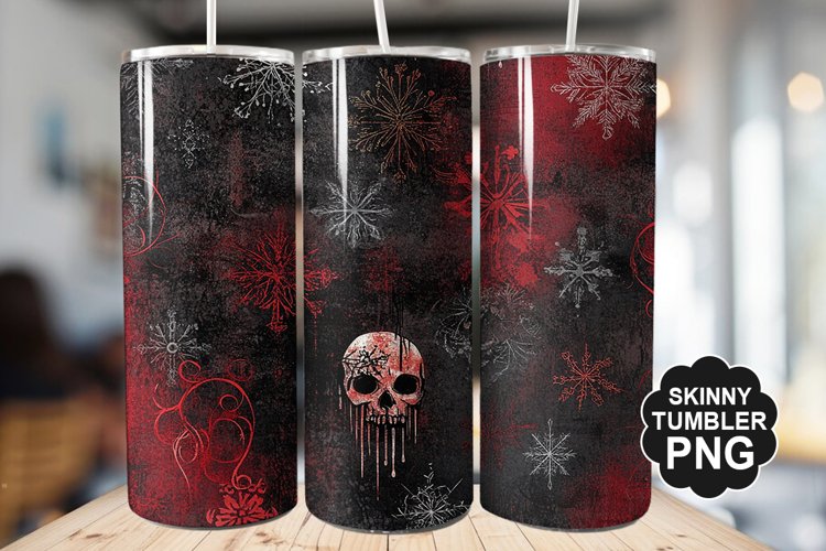 Gothic Christmas Tumbler | Christmas Tumbler Wrap