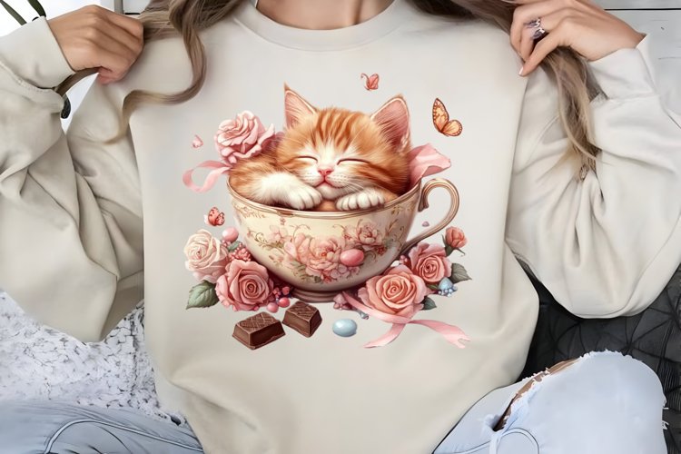 Cute Cat Clipart Image 14