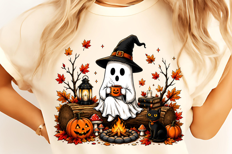 Trending Halloween PNG, Spooky Season PNG, Campfire PNG