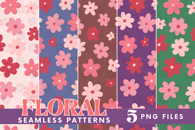 Floral Seamless Pattern Image 4