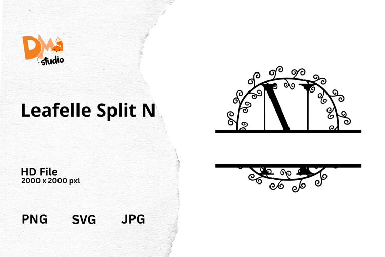 Floral Monogram Letter Svg Image 23