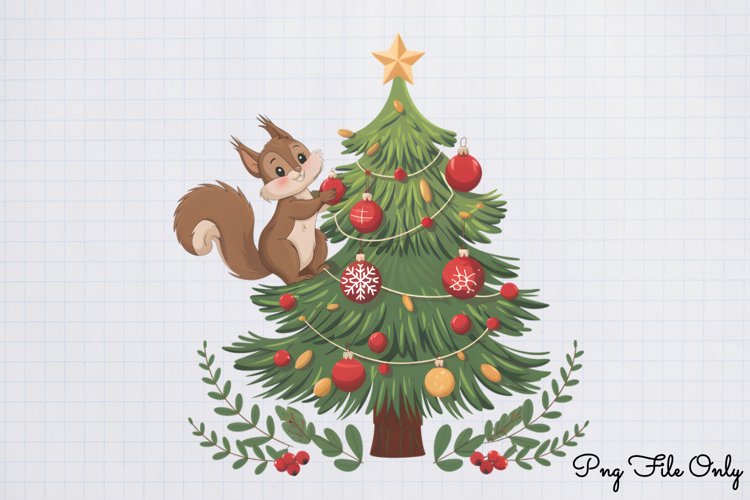 Boho Christmas Clipart Image 20