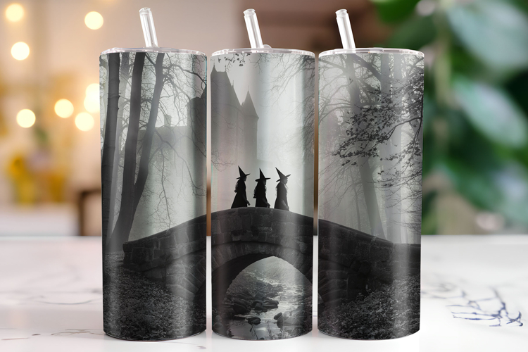 Halloween Witch Tumbler Wrap | Sublimation | Tumblers