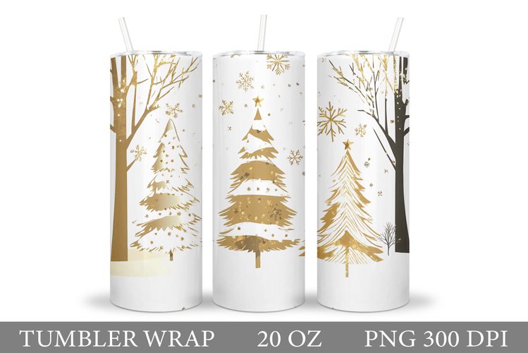 Christmas Tree Tumbler Sublimation. Christmas Tumbler Design