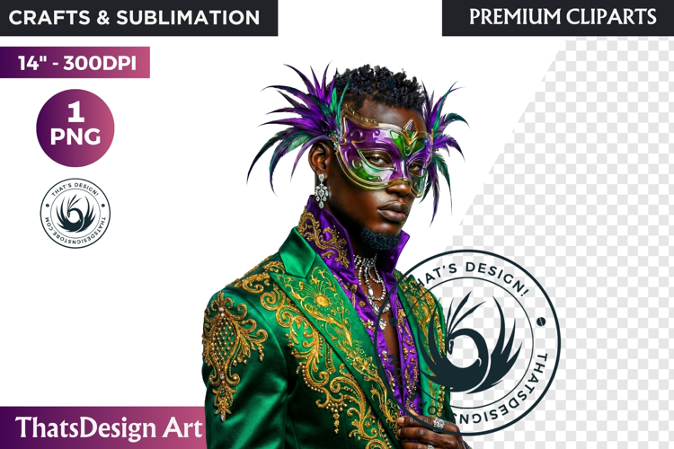 Mardi Gras Carnival Masquerade Clipart PNG scrapbooking