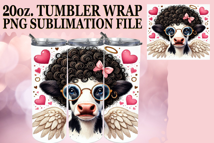 Magical Sublimation 20oz tumbler wrap, Valentines