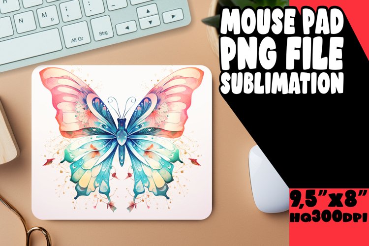 Vibrant Sublimation Magic with Butterflies