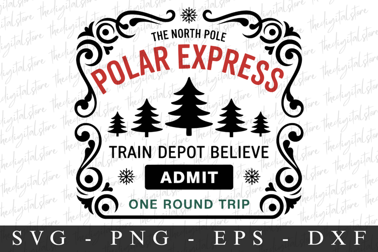 Polar Express Svg | Christmas svg