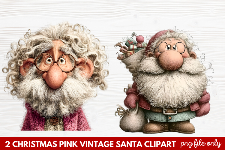 Cute Santa Clipart Image 18