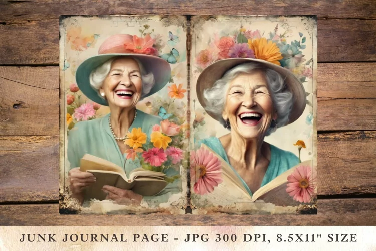 Printable Junk Journal Pages grandma 6