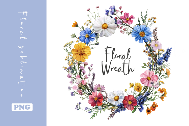 Floral Wreath Clipart Image 14