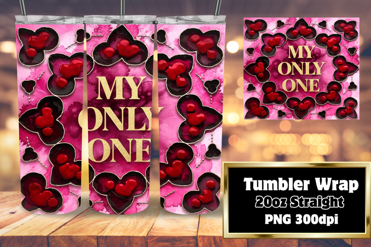 Custom 20oz Sublimation File , Love