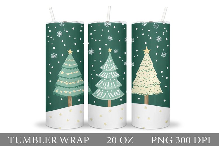 Christmas Tree Tumbler Design. Christmas Tree Sublimation