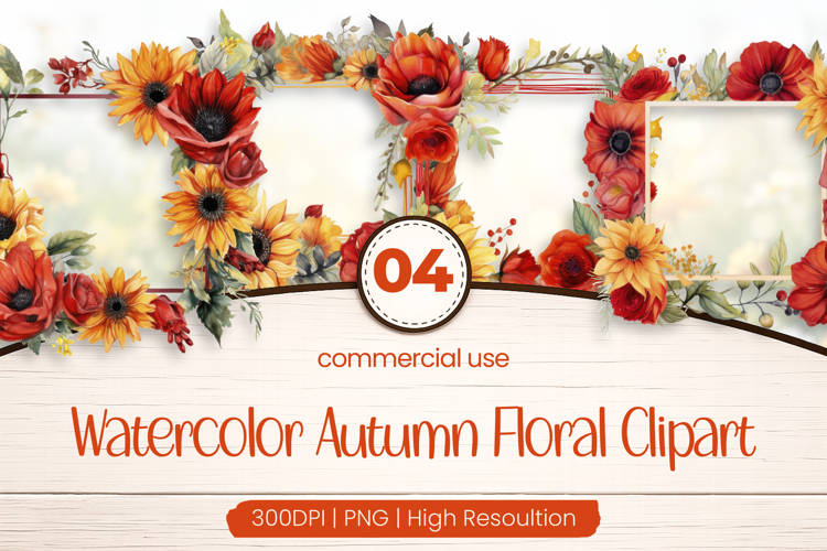 Fall Flowers Clipart