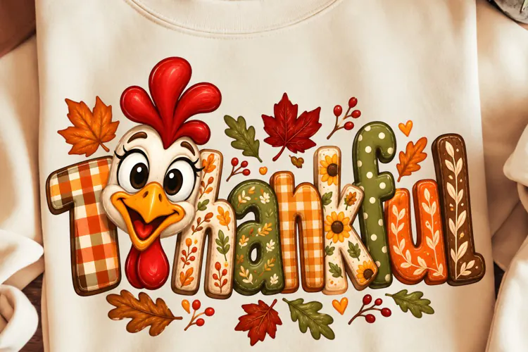 Thankful PNG, Funny Thanksgiving Turkey PNG, Thanksgiving
