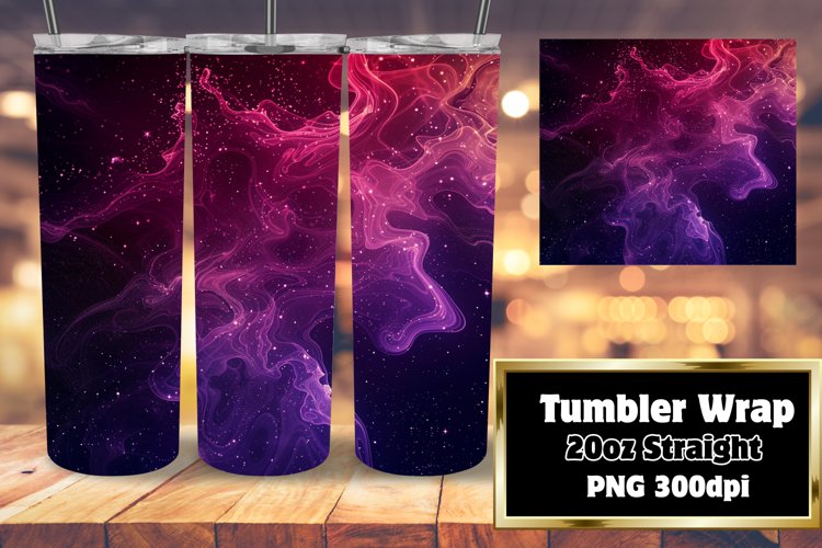 Stunning Gradient Tumbler Wrap for Sublimation 20oz
