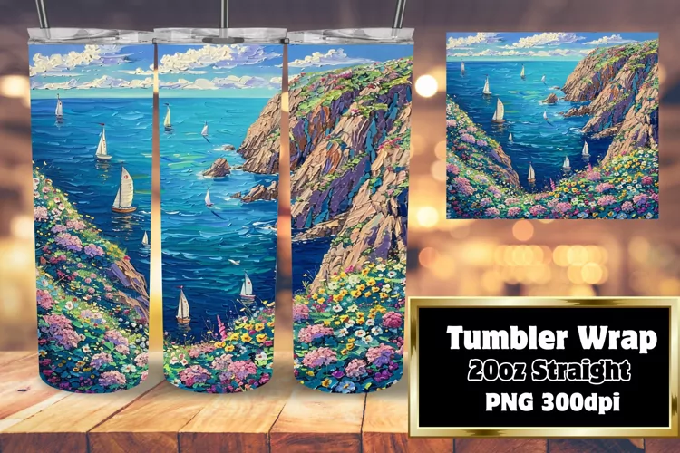 Spectacular Landscape Tumbler Design 20oz