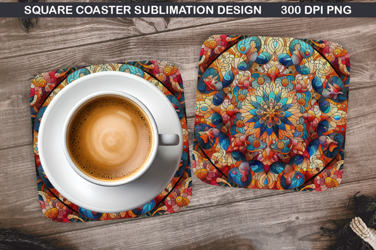 Summer Coaster Sublimation, Summer Coaster PNG Design