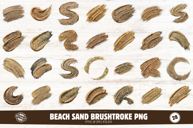 Beach Sand Brushtroke Png Clipart