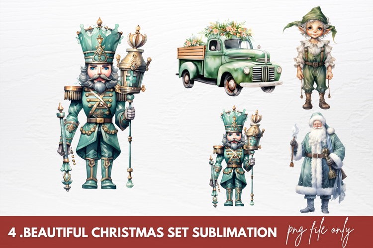 Christmas Watercolor Clipart Image 11