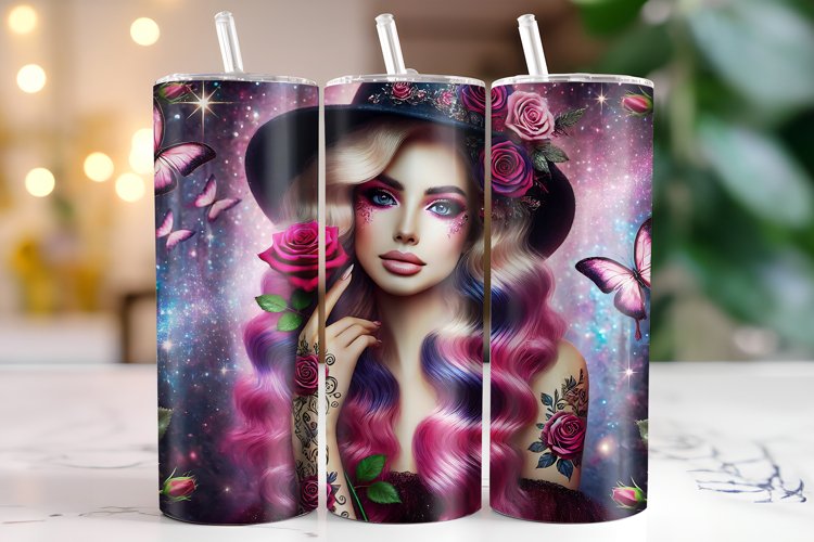 Girl Tumbler Wrap | Sublimation | Tumblers