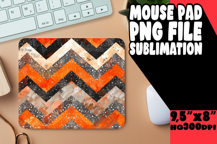 Shiny Glitter Stripe Mouse Pad
