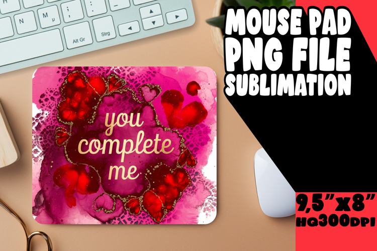 joyful MOUSE MAT Sublimation Style, Love