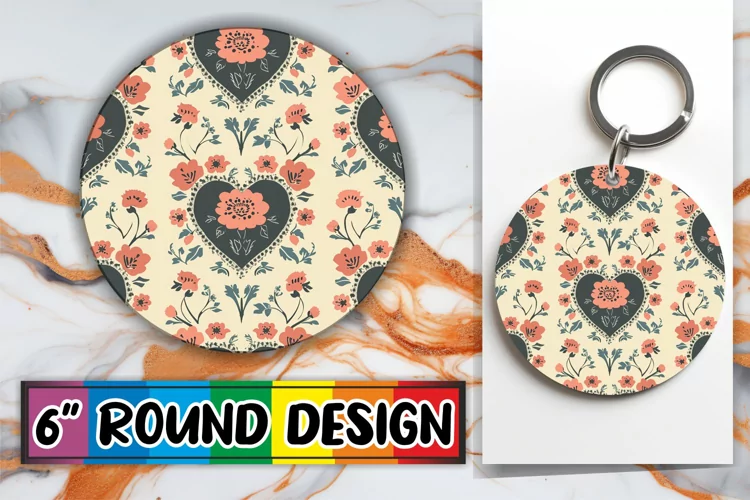 Heartwarming Keychain and Coaster