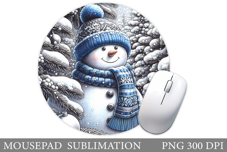 Cute Snowman Clipart Image 4