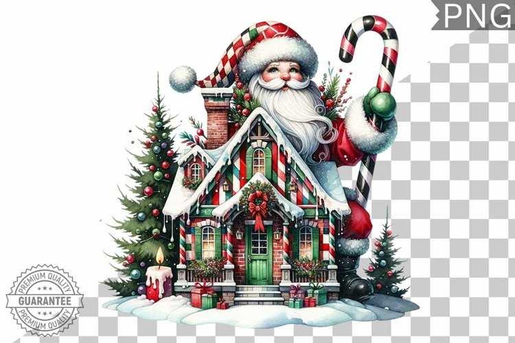 Santa Christmas Clipart Image 22
