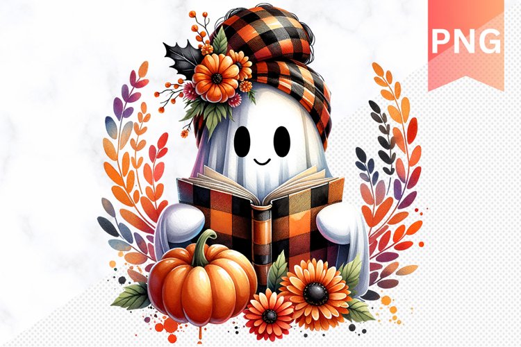 Halloween Ghost Sublimation - Halloween Clipart PNG Design