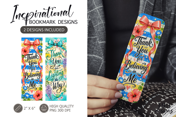 Thank You Floral Bookmarks for teacher appreciation
