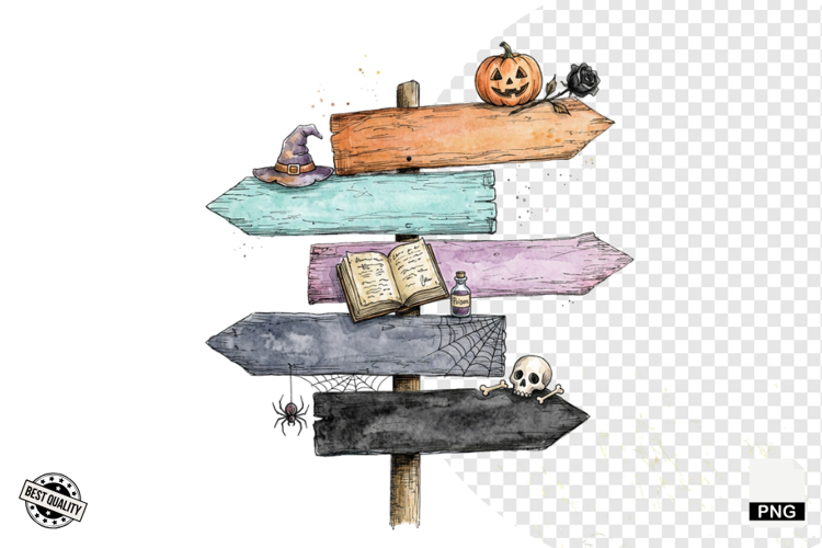 Halloween Autumn Signspots PNG