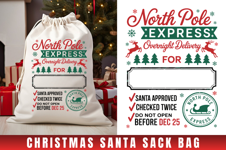 Santa Sack SVGs Image 17