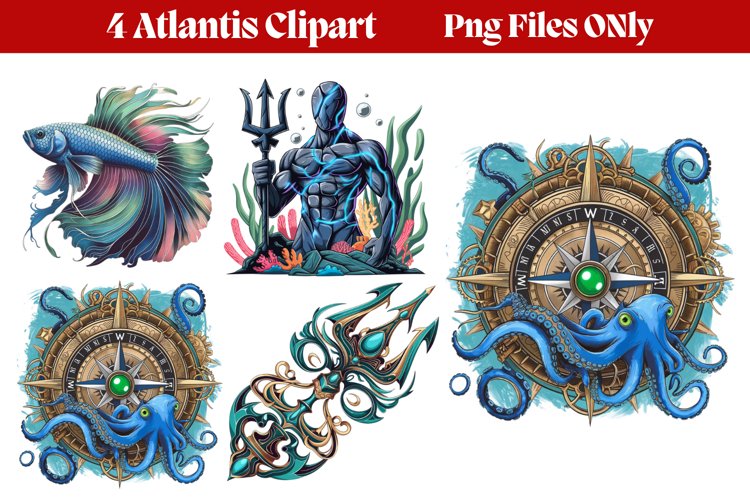 Atlantis Clipart P2 PNG