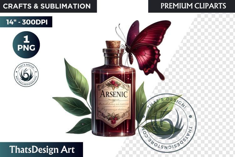 Dark Academia PNG, Gothic Butterfly Clipart Moody ephemera