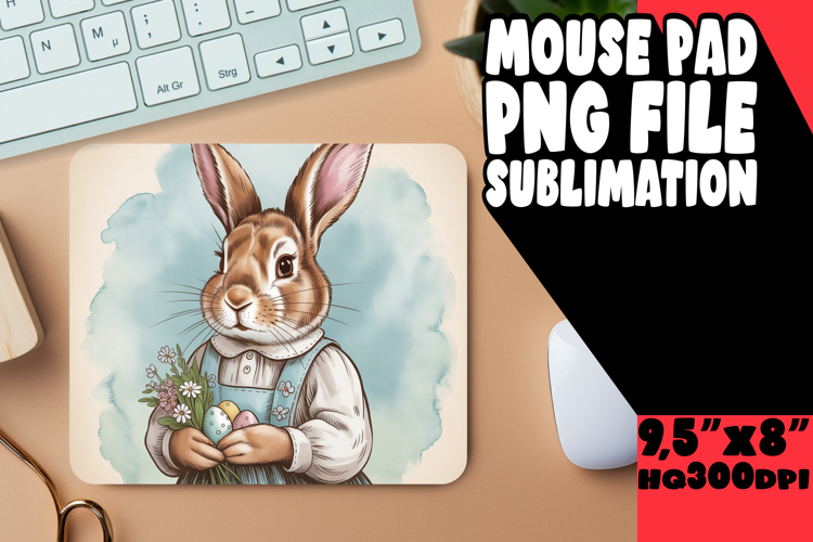 JOYFUL MOUSE MAT ARTISTIC TOUCH, Easter Bunny