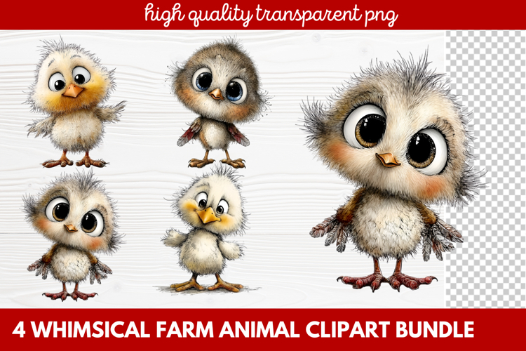 Farmhouse Animals Clipart Image 2