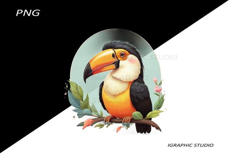 Tropical Flowers Clipart Image 6